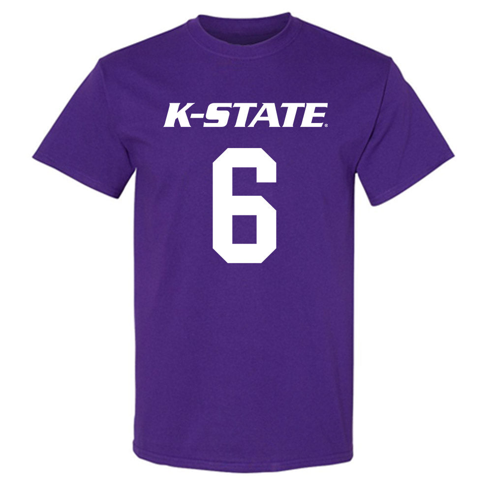 Kansas State - NCAA Men's Basketball : Marcus Johnson - Classic Shersey T-Shirt-0