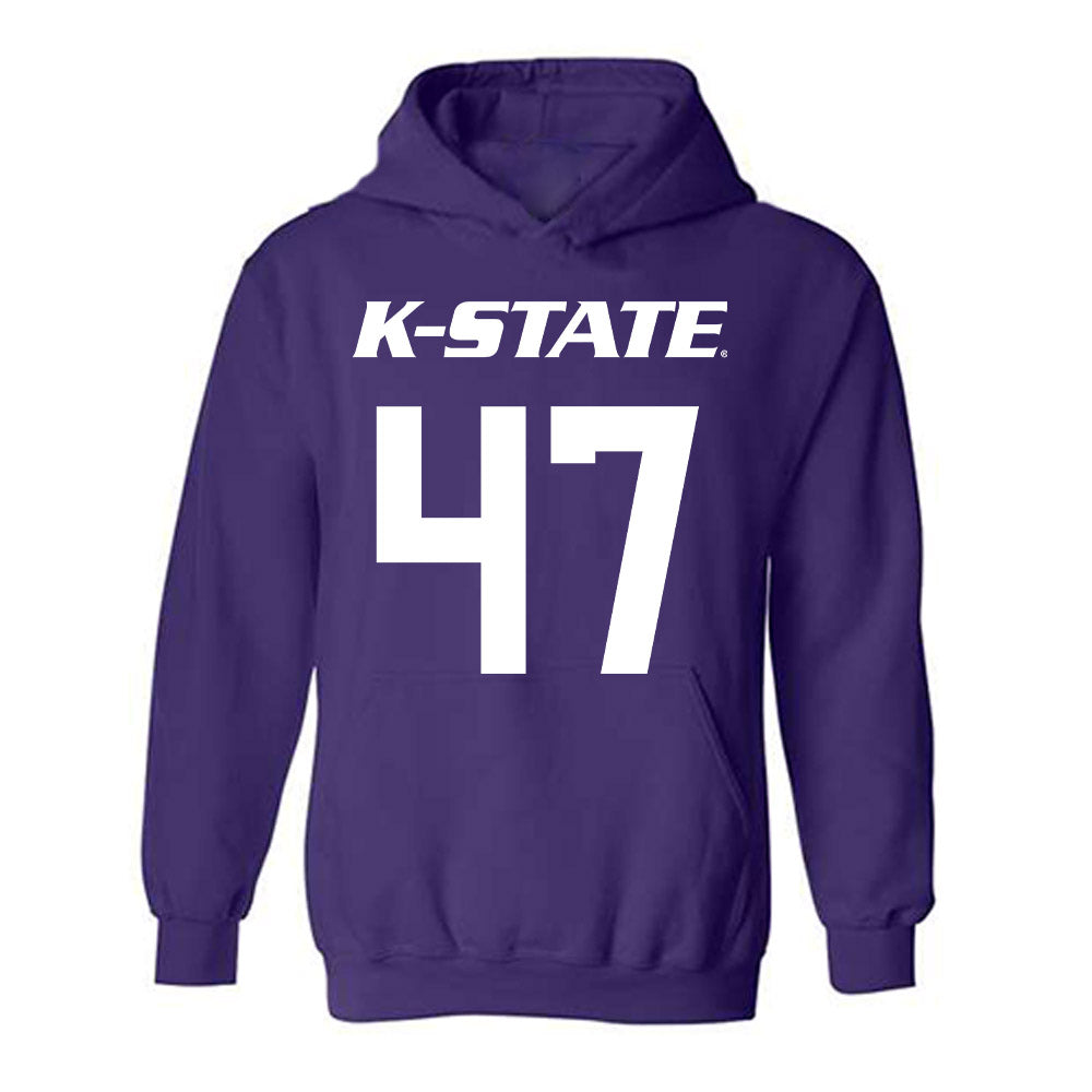 Kansas State - NCAA Men's Basketball : Andrej Kostic - Classic Shersey Hooded Sweatshirt-0