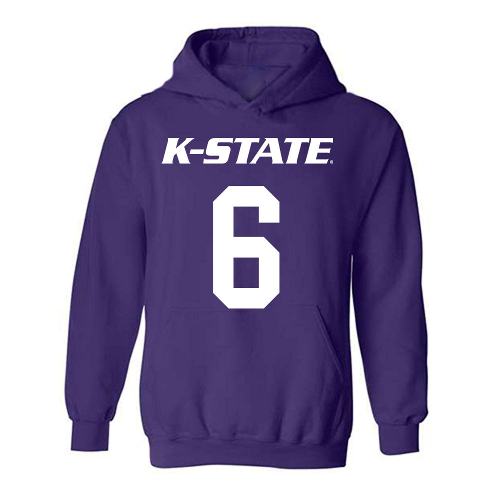 Kansas State - NCAA Women's Basketball : Gina Garcia Safont - Classic Shersey Hooded Sweatshirt-0