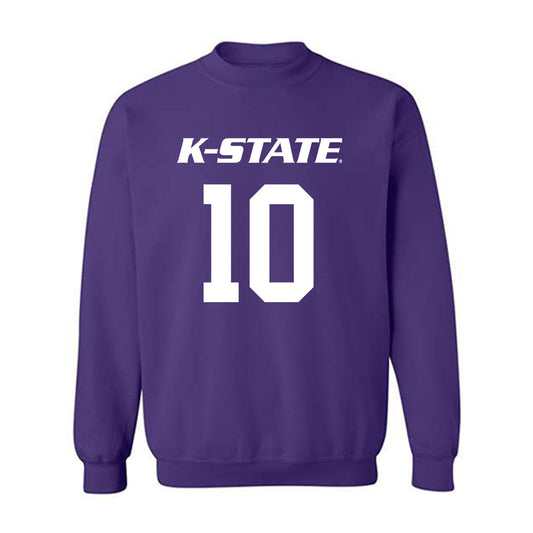 Kansas State - NCAA Men's Basketball : David Castillo - Classic Shersey Crewneck Sweatshirt