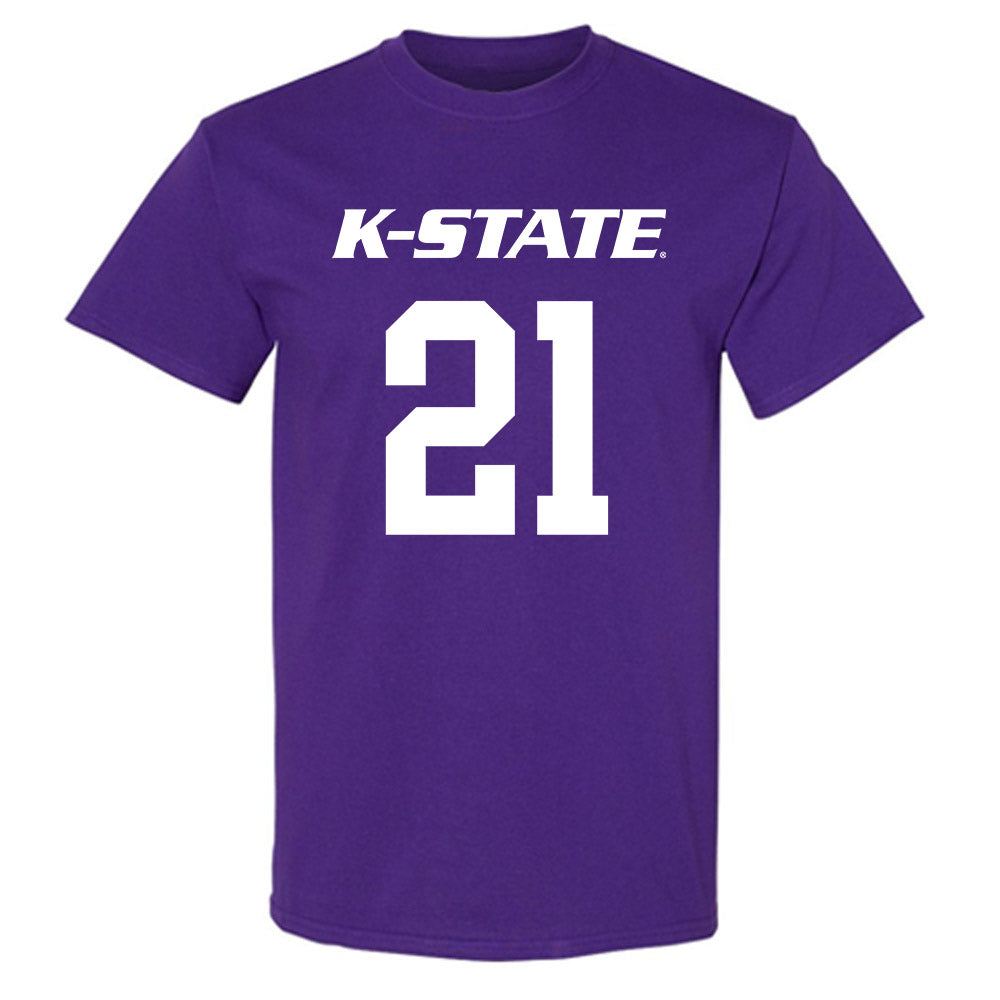 Kansas State - NCAA Men's Basketball : Khamari McGriff - Classic Shersey T-Shirt-0