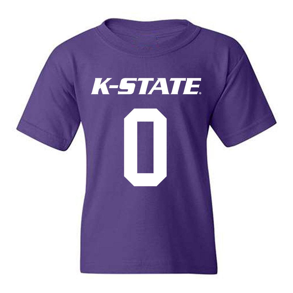 Kansas State - NCAA Men's Basketball : Elias Rapieque - Classic Shersey Youth T-Shirt-0