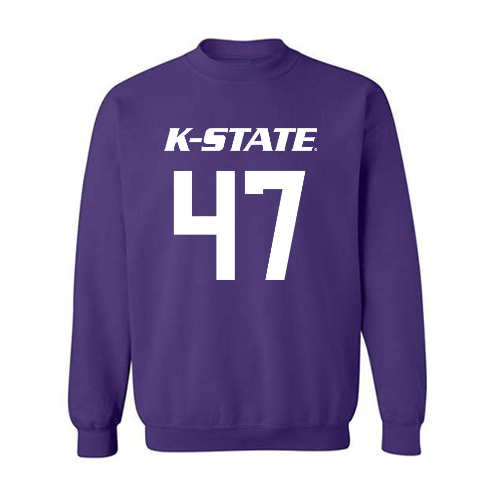 Kansas State - NCAA Men's Basketball : Andrej Kostic - Classic Shersey Crewneck Sweatshirt-0