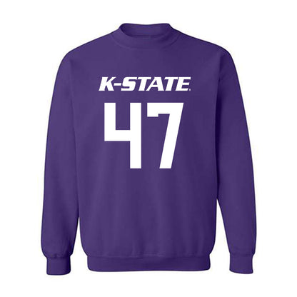 Kansas State - NCAA Men's Basketball : Andrej Kostic - Classic Shersey Crewneck Sweatshirt-0