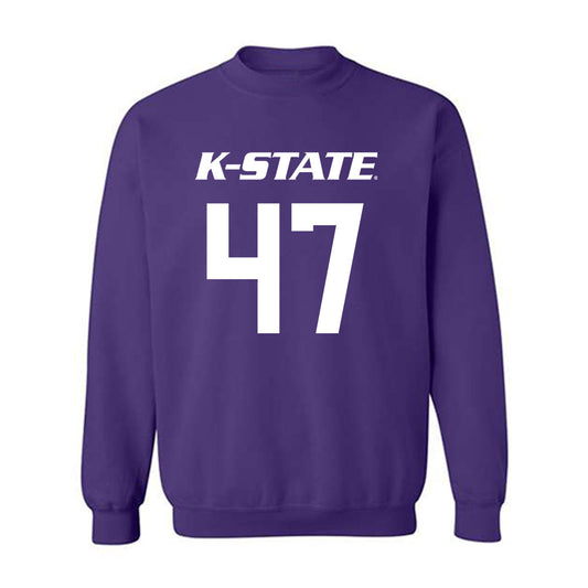 Kansas State - NCAA Men's Basketball : Andrej Kostic - Classic Shersey Crewneck Sweatshirt-0