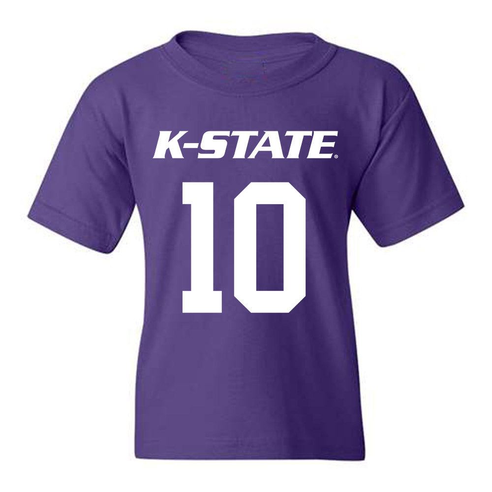 Kansas State - NCAA Men's Basketball : David Castillo - Classic Shersey Youth T-Shirt