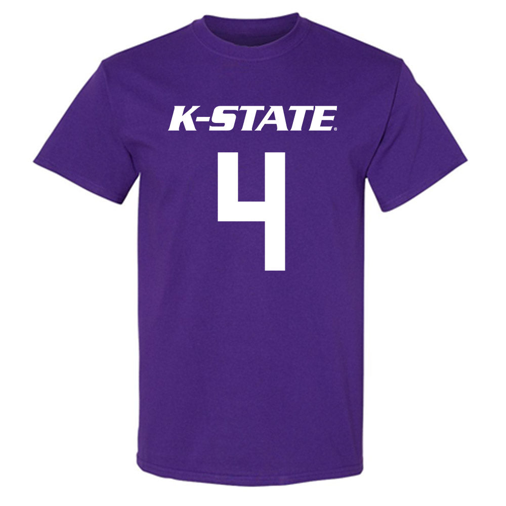 Kansas State - NCAA Men's Basketball : Pj Haggerty - Classic Shersey T-Shirt-0