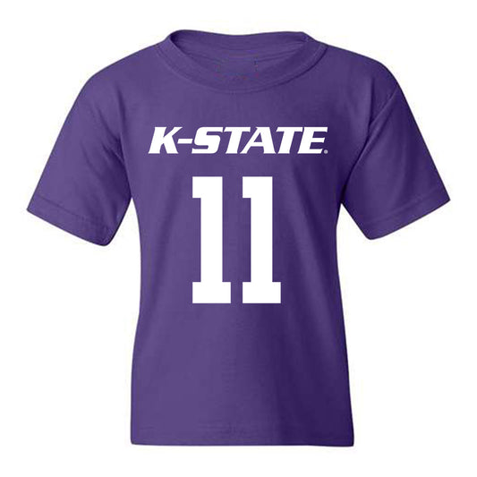 Kansas State - NCAA Men's Basketball : Brendan Hausen - Classic Shersey Youth T-Shirt