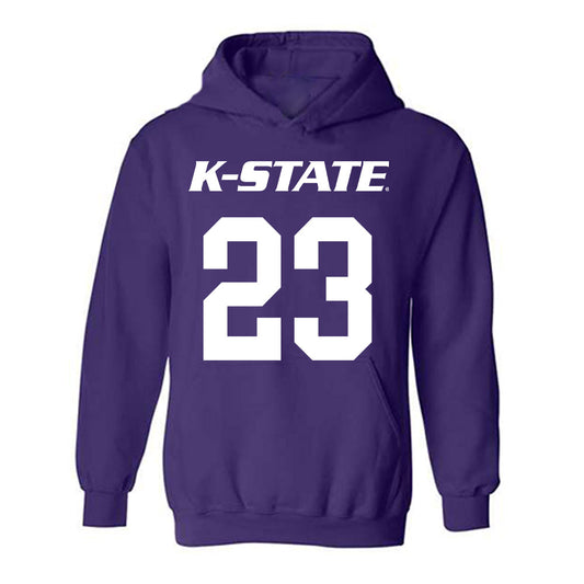 Kansas State - NCAA Men's Basketball : Stephen Osei - Classic Shersey Hooded Sweatshirt-0