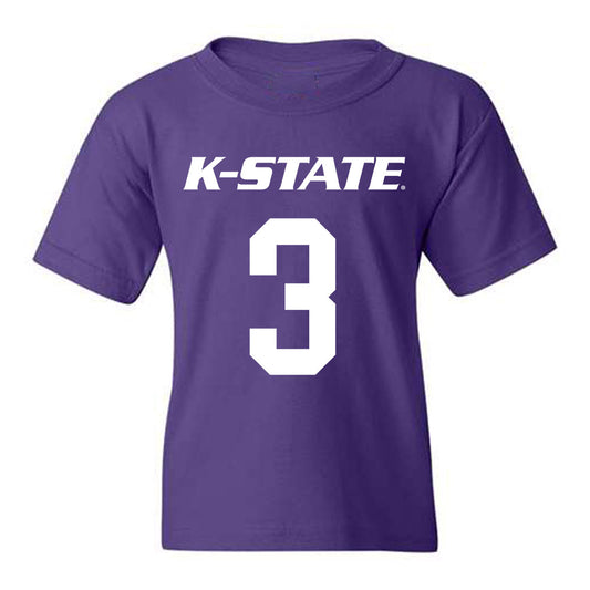 Kansas State - NCAA Men's Basketball : CJ Jones - Classic Shersey Youth T-Shirt