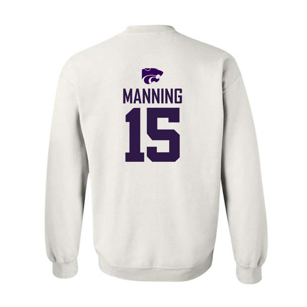 Kansas State - NCAA Men's Basketball : Taj Manning - Classic Shersey Crewneck Sweatshirt