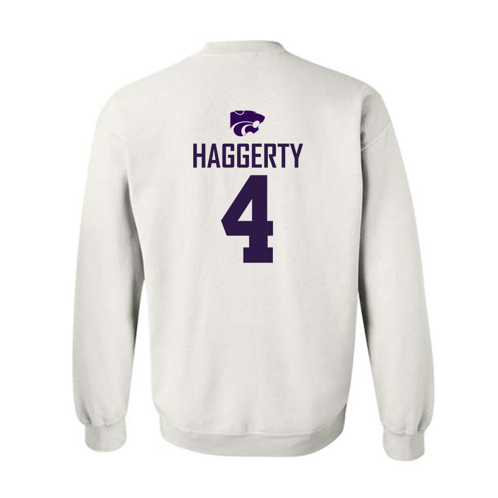 Kansas State - NCAA Men's Basketball : Pj Haggerty - Classic Shersey Crewneck Sweatshirt-1