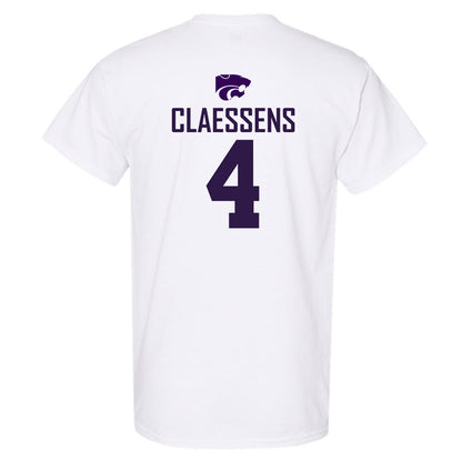 Kansas State - NCAA Women's Basketball : Nastja Claessens - Classic Shersey T-Shirt-1