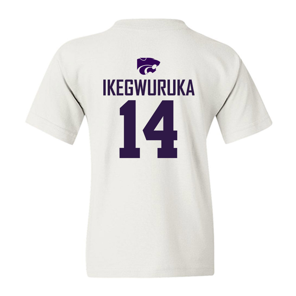 Kansas State - NCAA Men's Basketball : Mobi Ikegwuruka - Classic Shersey Youth T-Shirt-1