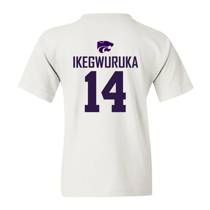 Kansas State - NCAA Men's Basketball : Mobi Ikegwuruka - Classic Shersey Youth T-Shirt-1