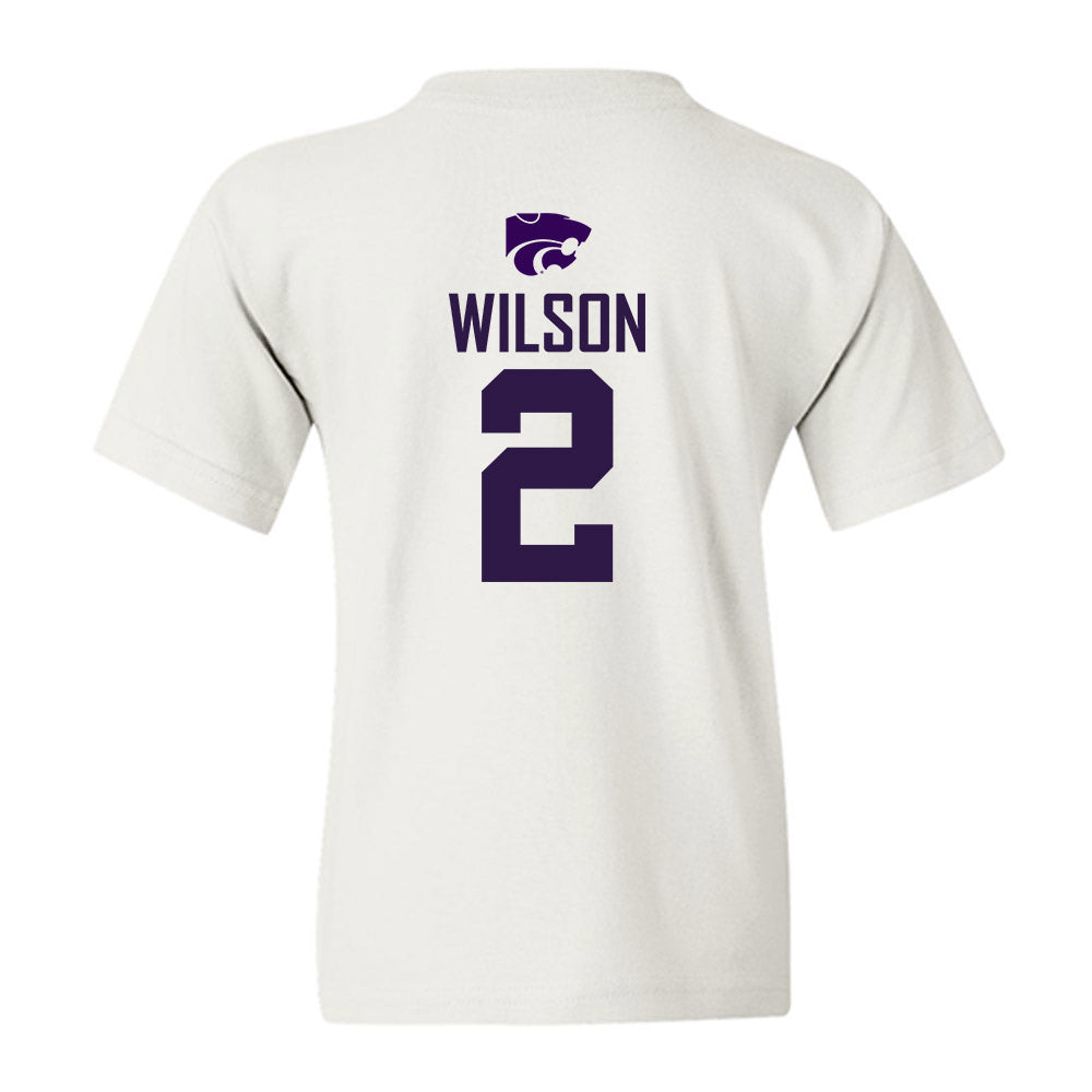 Kansas State - NCAA Men's Basketball : Exavier Wilson - Classic Shersey Youth T-Shirt-1