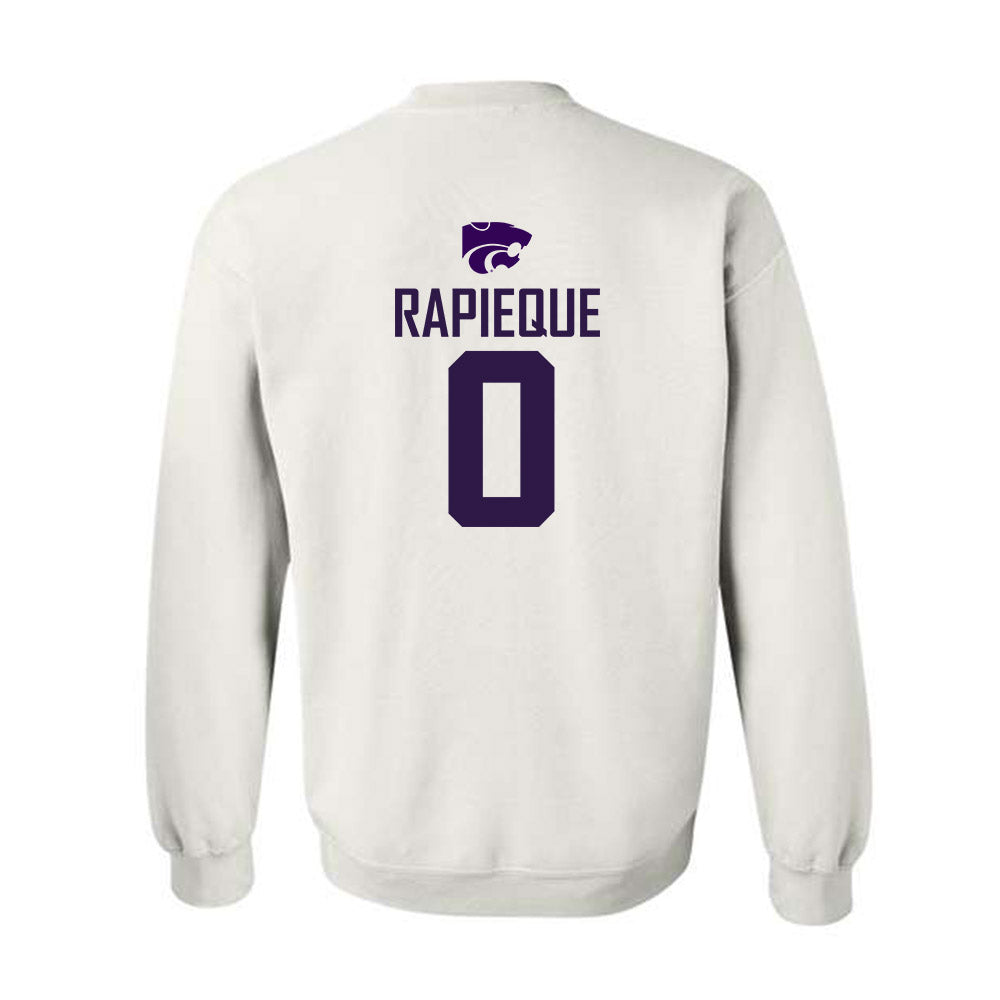 Kansas State - NCAA Men's Basketball : Elias Rapieque - Classic Shersey Crewneck Sweatshirt-1