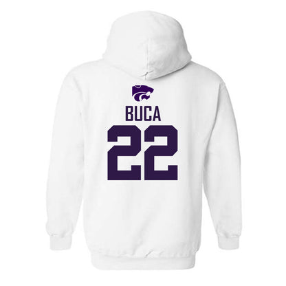 Kansas State - NCAA Men's Basketball : Dorin Buca - Classic Shersey Hooded Sweatshirt-1