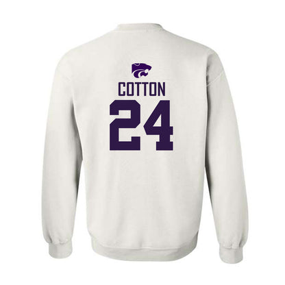 Kansas State - NCAA Women's Basketball : Jenessa Cotton - Classic Shersey Crewneck Sweatshirt-1