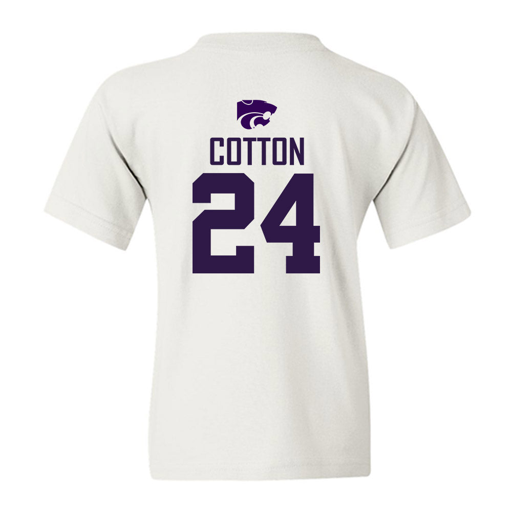 Kansas State - NCAA Women's Basketball : Jenessa Cotton - Classic Shersey Youth T-Shirt-1