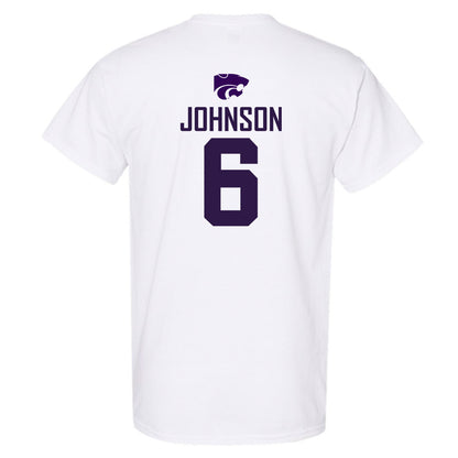 Kansas State - NCAA Men's Basketball : Marcus Johnson - Classic Shersey T-Shirt-1