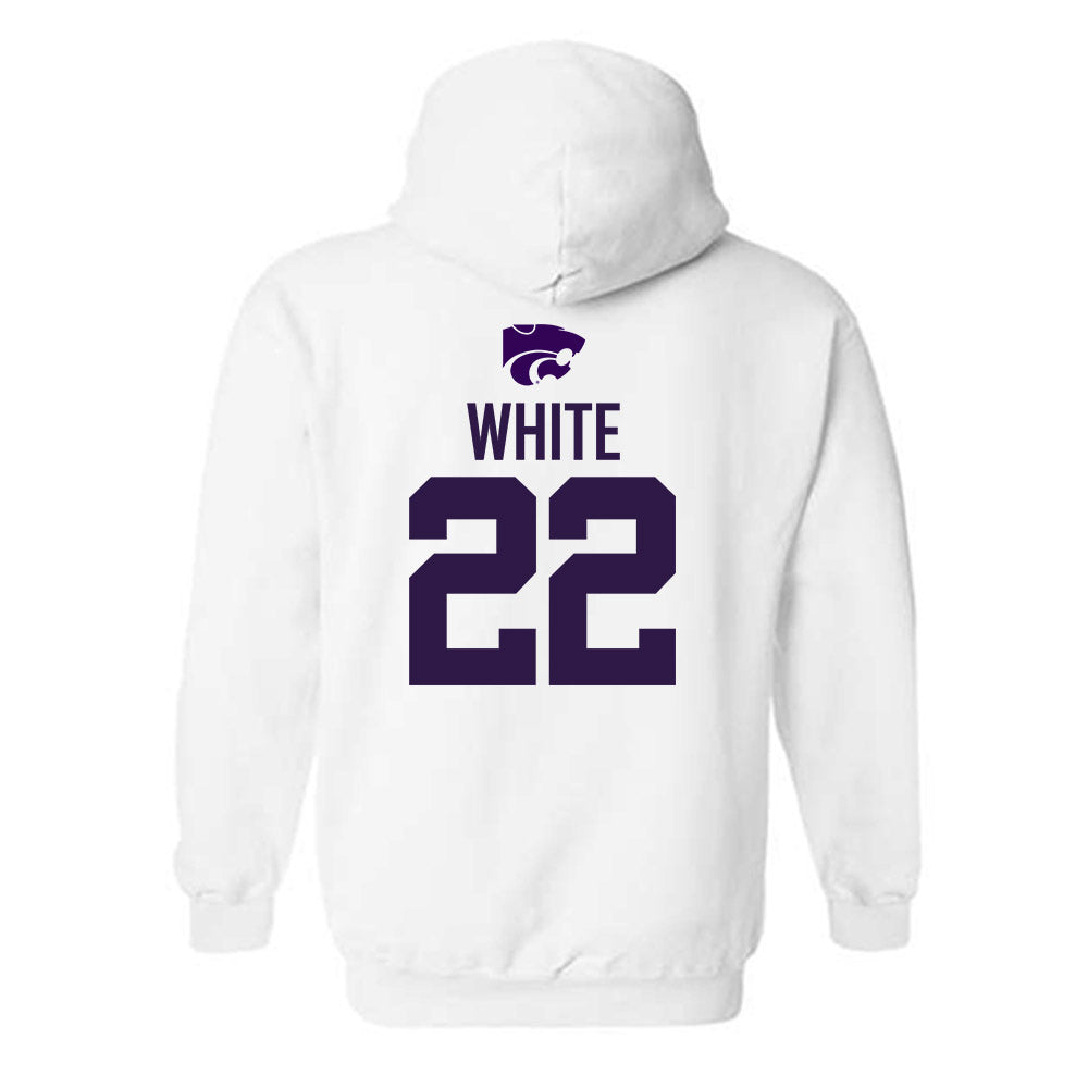 Kansas State - NCAA Women's Basketball : Ramiya White - Classic Shersey Hooded Sweatshirt-1