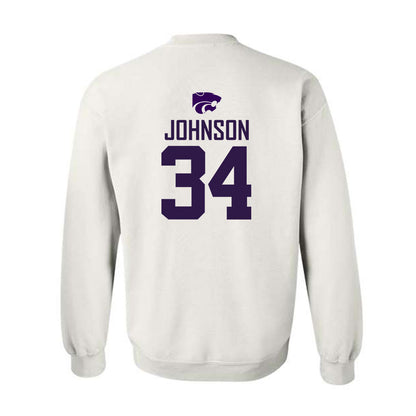 Kansas State - NCAA Men's Basketball : Nate Johnson - Classic Shersey Crewneck Sweatshirt-1