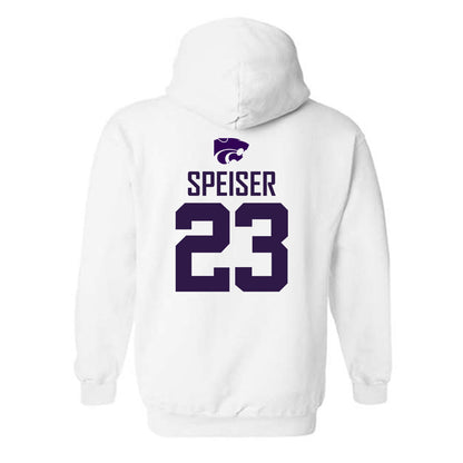Kansas State - NCAA Women's Basketball : jordan speiser - Classic Shersey Hooded Sweatshirt-1
