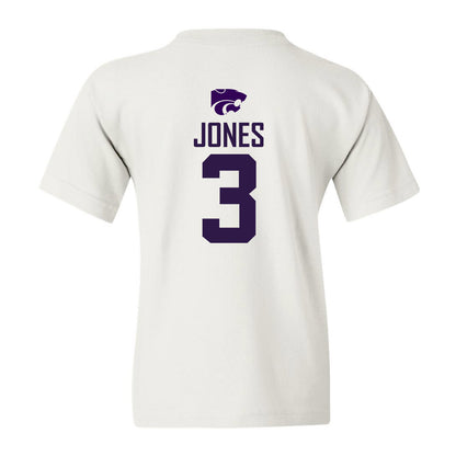 Kansas State - NCAA Men's Basketball : CJ Jones - Classic Shersey Youth T-Shirt