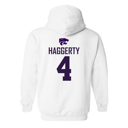 Kansas State - NCAA Men's Basketball : Pj Haggerty - Classic Shersey Hooded Sweatshirt-1