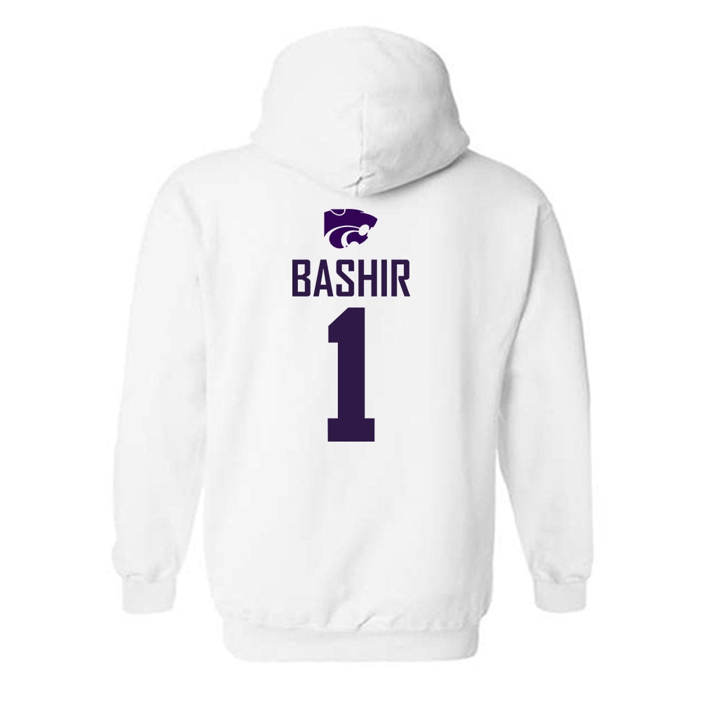 Kansas State - NCAA Men's Basketball : Abdi Bashir - Classic Shersey Hooded Sweatshirt-1