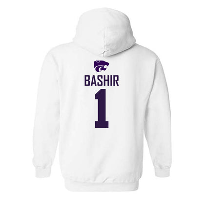Kansas State - NCAA Men's Basketball : Abdi Bashir - Classic Shersey Hooded Sweatshirt-1
