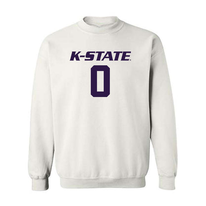 Kansas State - NCAA Men's Basketball : Elias Rapieque - Classic Shersey Crewneck Sweatshirt-0