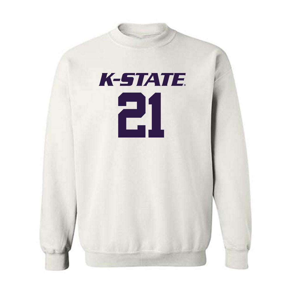 Kansas State - NCAA Men's Basketball : Khamari McGriff - Classic Shersey Crewneck Sweatshirt-0