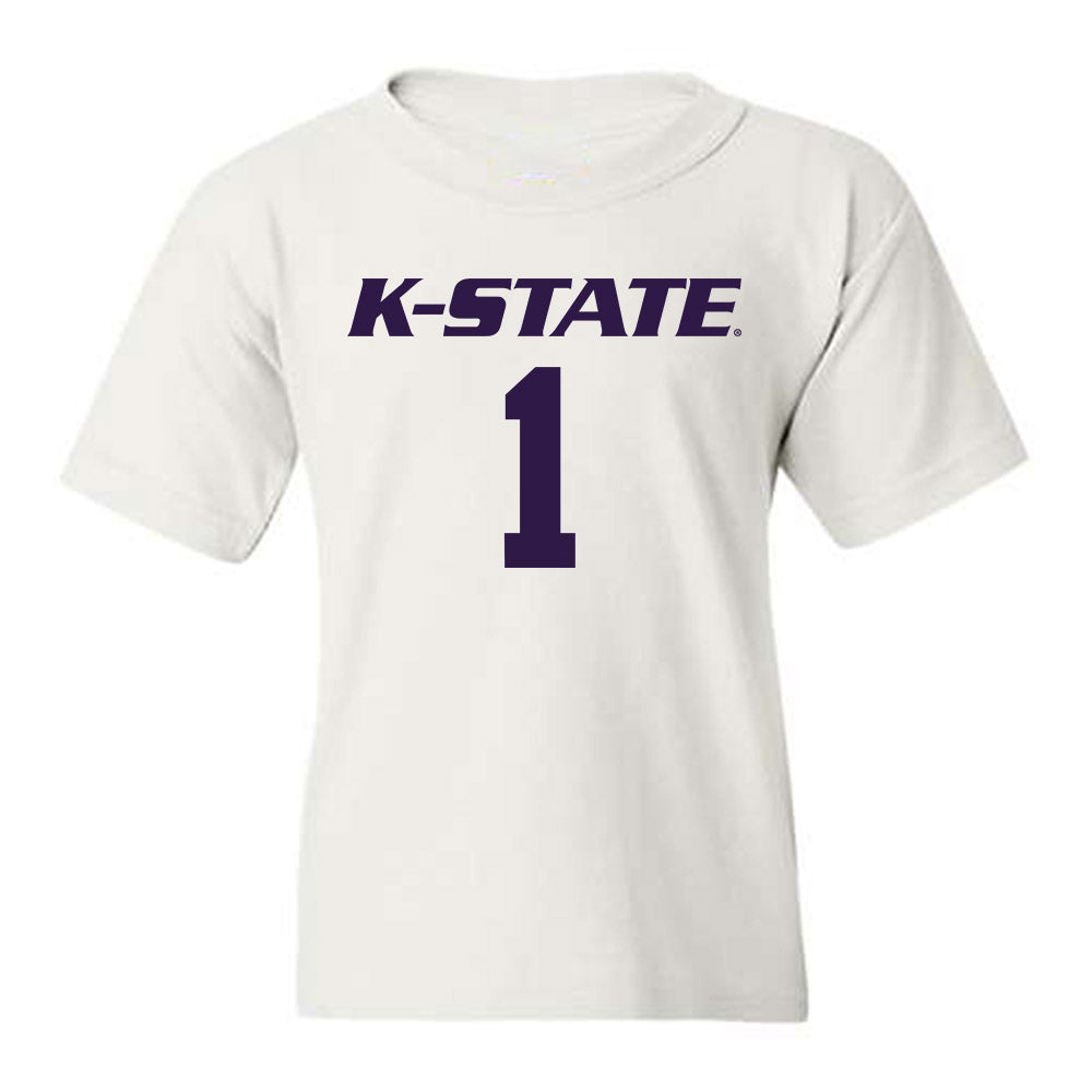 Kansas State - NCAA Men's Basketball : Abdi Bashir - Classic Shersey Youth T-Shirt-0