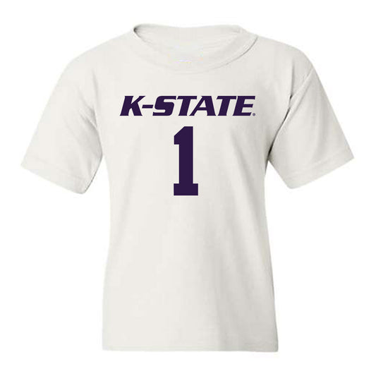 Kansas State - NCAA Men's Basketball : Abdi Bashir - Classic Shersey Youth T-Shirt-0