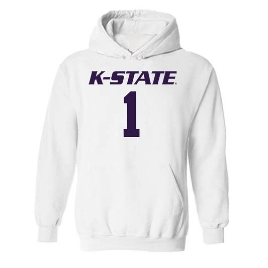 Kansas State - NCAA Men's Basketball : Abdi Bashir - Classic Shersey Hooded Sweatshirt-0