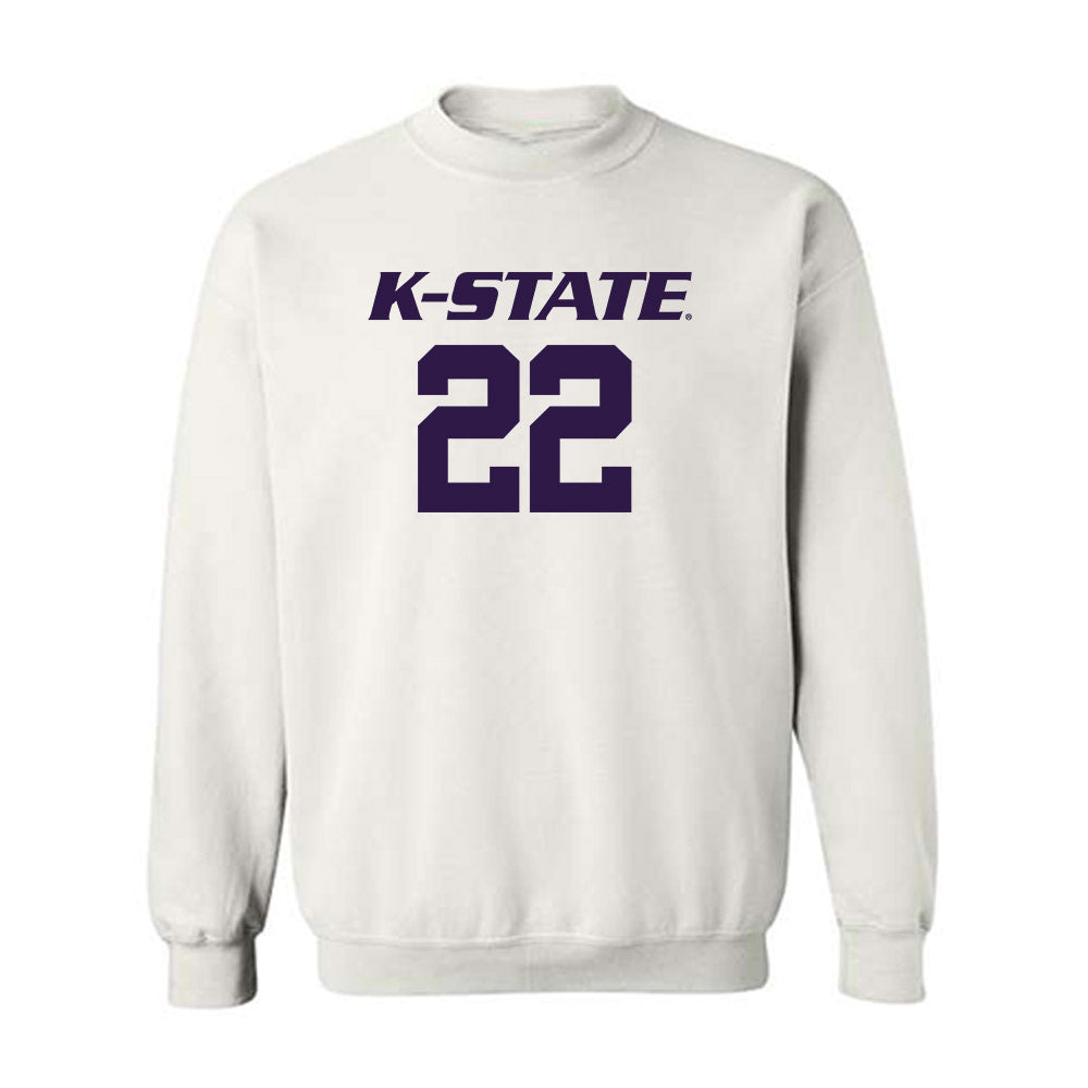 Kansas State - NCAA Women's Basketball : Ramiya White - Classic Shersey Crewneck Sweatshirt-0
