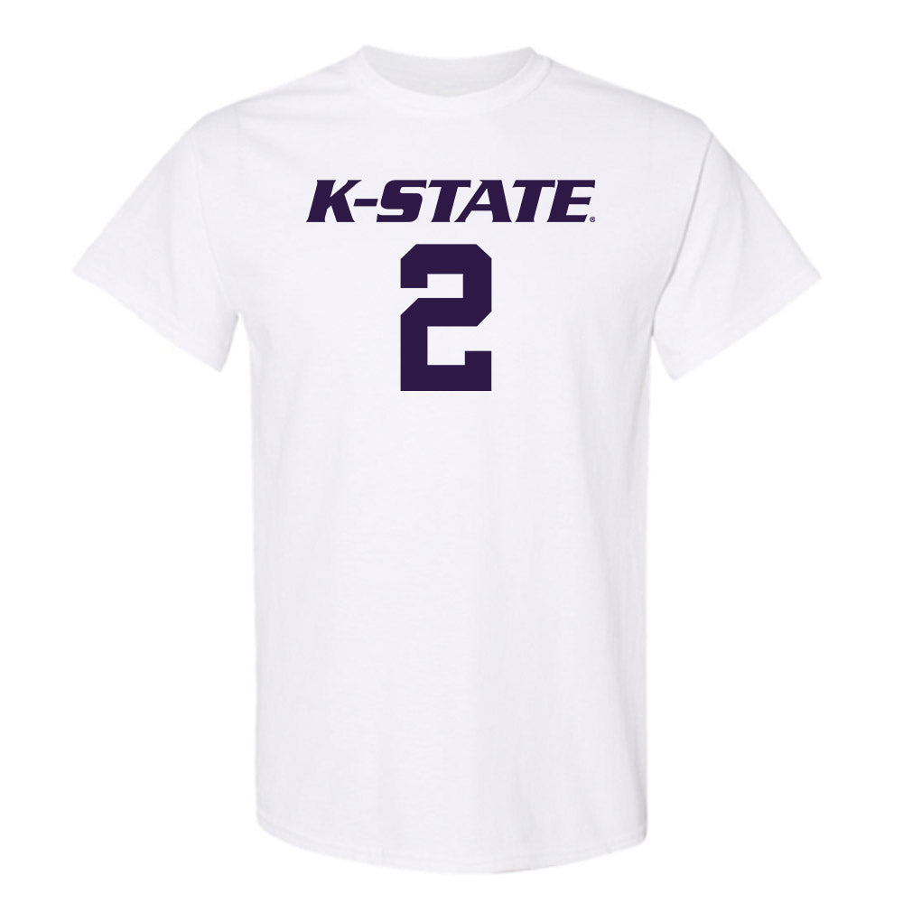 Kansas State - NCAA Men's Basketball : Exavier Wilson - Classic Shersey T-Shirt-0