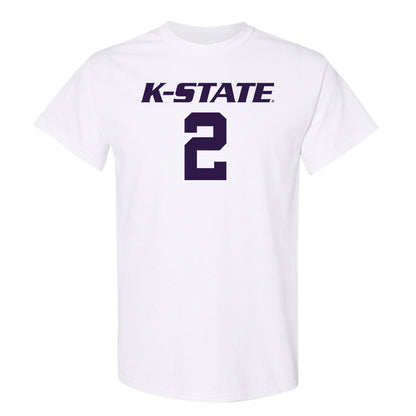 Kansas State - NCAA Men's Basketball : Exavier Wilson - Classic Shersey T-Shirt-0