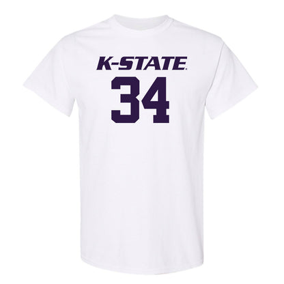 Kansas State - NCAA Men's Basketball : Nate Johnson - Classic Shersey T-Shirt-0