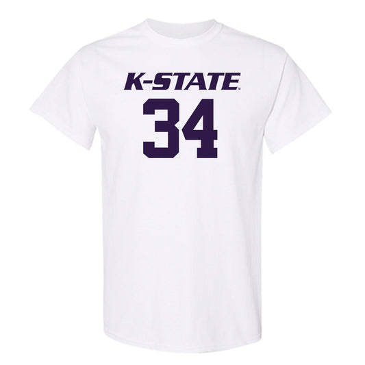 Kansas State - NCAA Men's Basketball : Nate Johnson - Classic Shersey T-Shirt-0