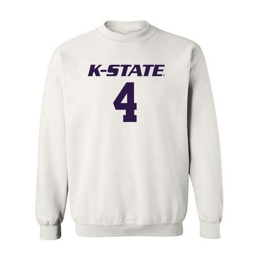 Kansas State - NCAA Women's Basketball : Nastja Claessens - Classic Shersey Crewneck Sweatshirt-0