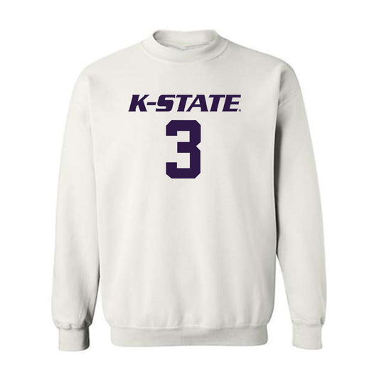 Kansas State - NCAA Men's Basketball : CJ Jones - Classic Shersey Crewneck Sweatshirt