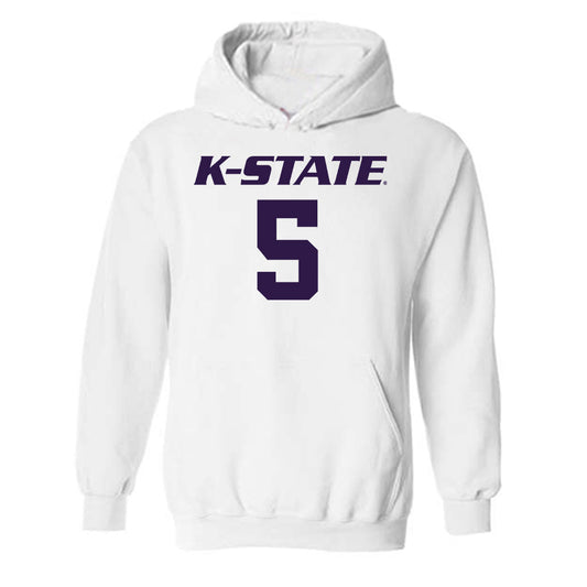 Kansas State - NCAA Men's Basketball : Spencer Bain - Classic Shersey Hooded Sweatshirt