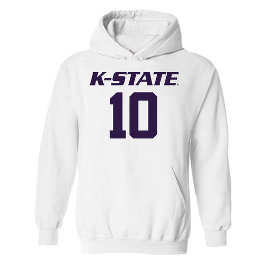 Kansas State - NCAA Men's Basketball : David Castillo - Classic Shersey Hooded Sweatshirt