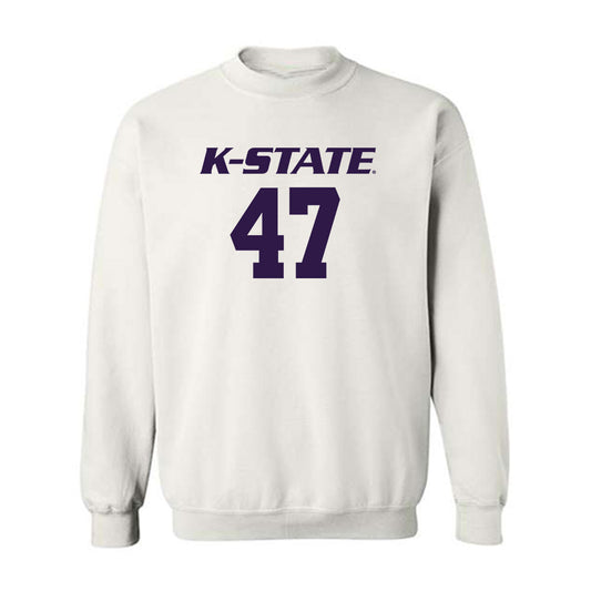 Kansas State - NCAA Men's Basketball : Andrej Kostic - Classic Shersey Crewneck Sweatshirt-0