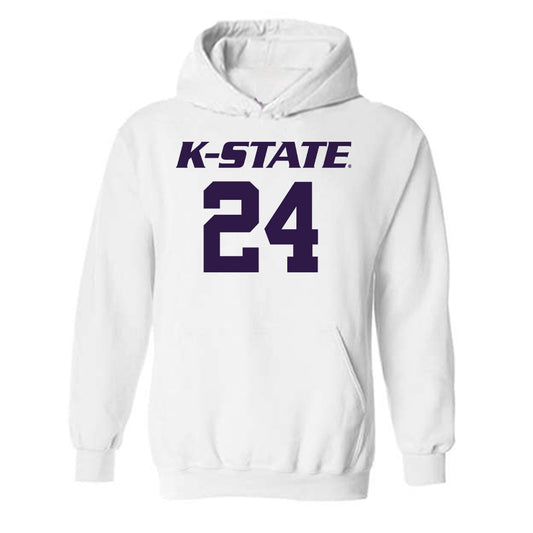Kansas State - NCAA Women's Basketball : Jenessa Cotton - Classic Shersey Hooded Sweatshirt-0