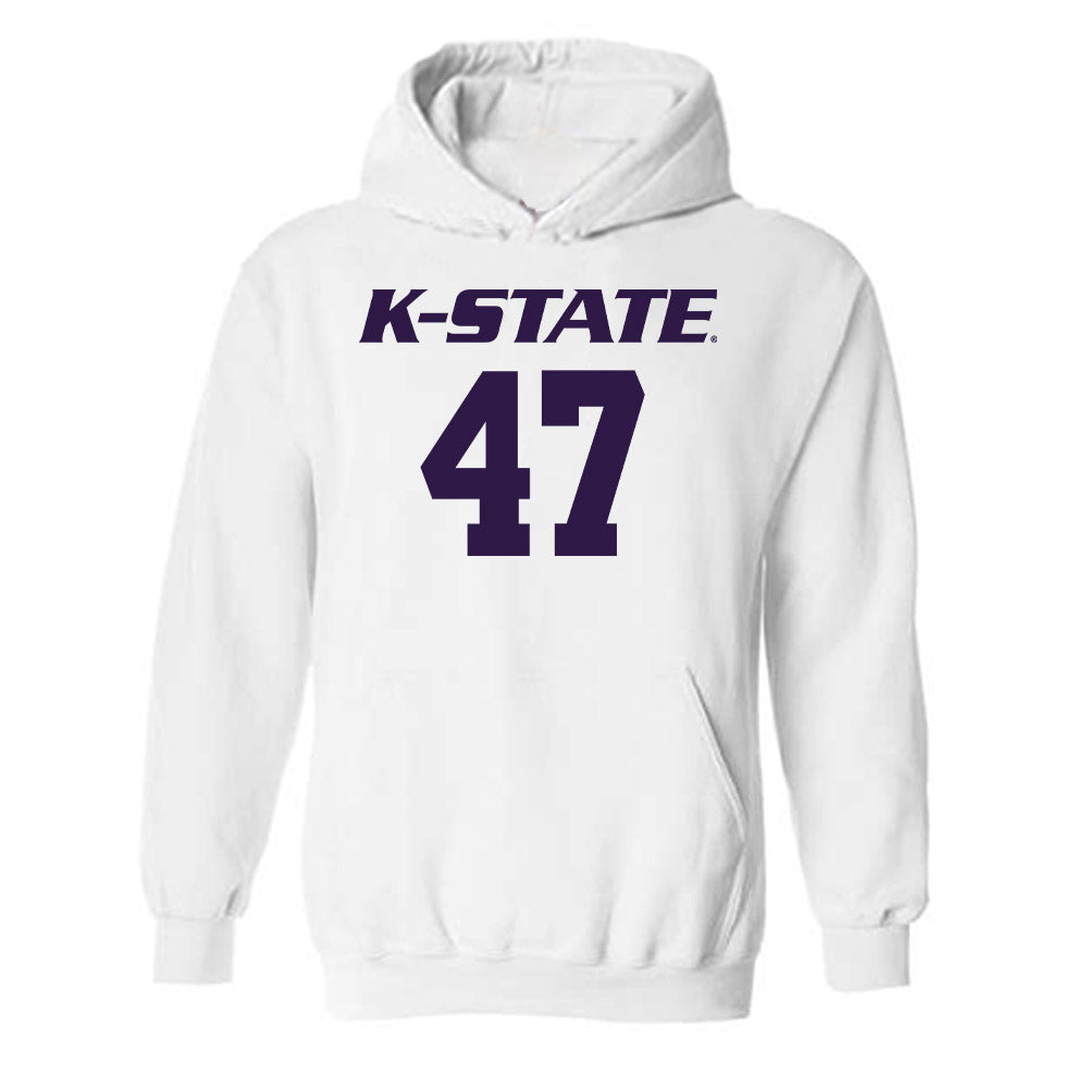 Kansas State - NCAA Men's Basketball : Andrej Kostic - Classic Shersey Hooded Sweatshirt-0