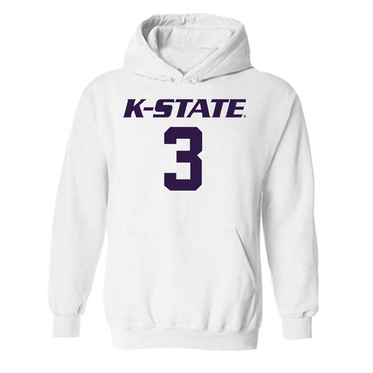 Kansas State - NCAA Men's Basketball : CJ Jones - Classic Shersey Hooded Sweatshirt